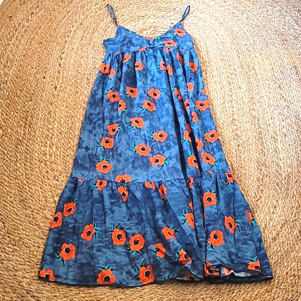 Bucket List Floral Ruffle Maxi Dress